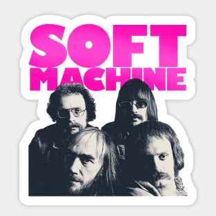 Soft Machine - Original Fan Artwork Design Sticker